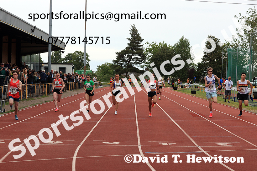 The 100 metres, 2025 NEGP No 3, Monkton. Photo: David T. Hewitson/Sports for All Pics